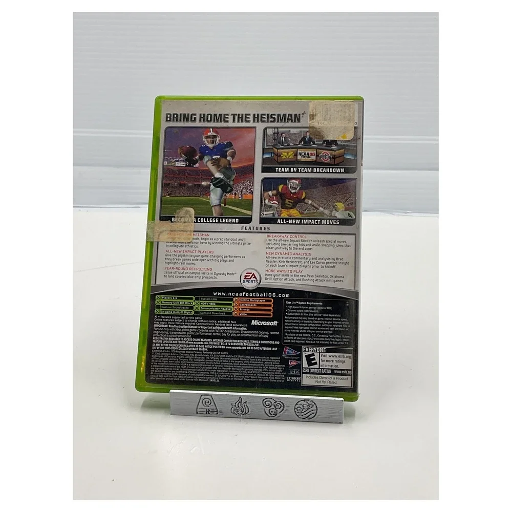NCAA 06 Football Microsoft‎ Xbox Complete with Manual